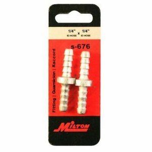 Milton S-676 1/4 ID Zamak Hose Mender - Pack of 2